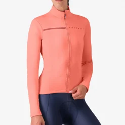 Maglia maniche lunghe donna Castelli Sinergia 2 - Rosa bordeaux