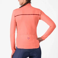 Maglia maniche lunghe donna Castelli Sinergia 2 - Rosa bordeaux
