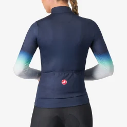 Maglia maniche lunghe donna Castelli Corso Thermal - Blu