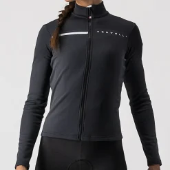 Maglia maniche lunghe donna Castelli Sinergia 2 - Nero