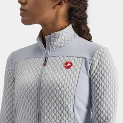 Maglia maniche lunghe donna Castelli Sfida 2 - Grigio chiaro