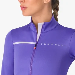 Maglia maniche lunghe donna Castelli Sinergia 2 - Viola
