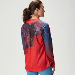 Maglia maniche lunghe donna Endura Tropical Tee LTD - Rosso