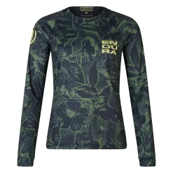 Maglia maniche lunghe donna Endura LTD PRINTED - Verde