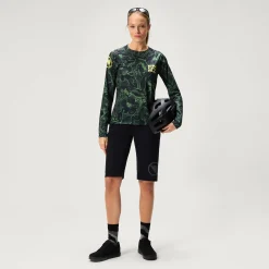 Maglia maniche lunghe donna Endura LTD PRINTED - Verde