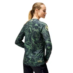Maglia maniche lunghe donna Endura LTD PRINTED - Verde