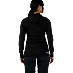 Maglia maniche lunghe donna Fox Cappuccio Defend - Nero