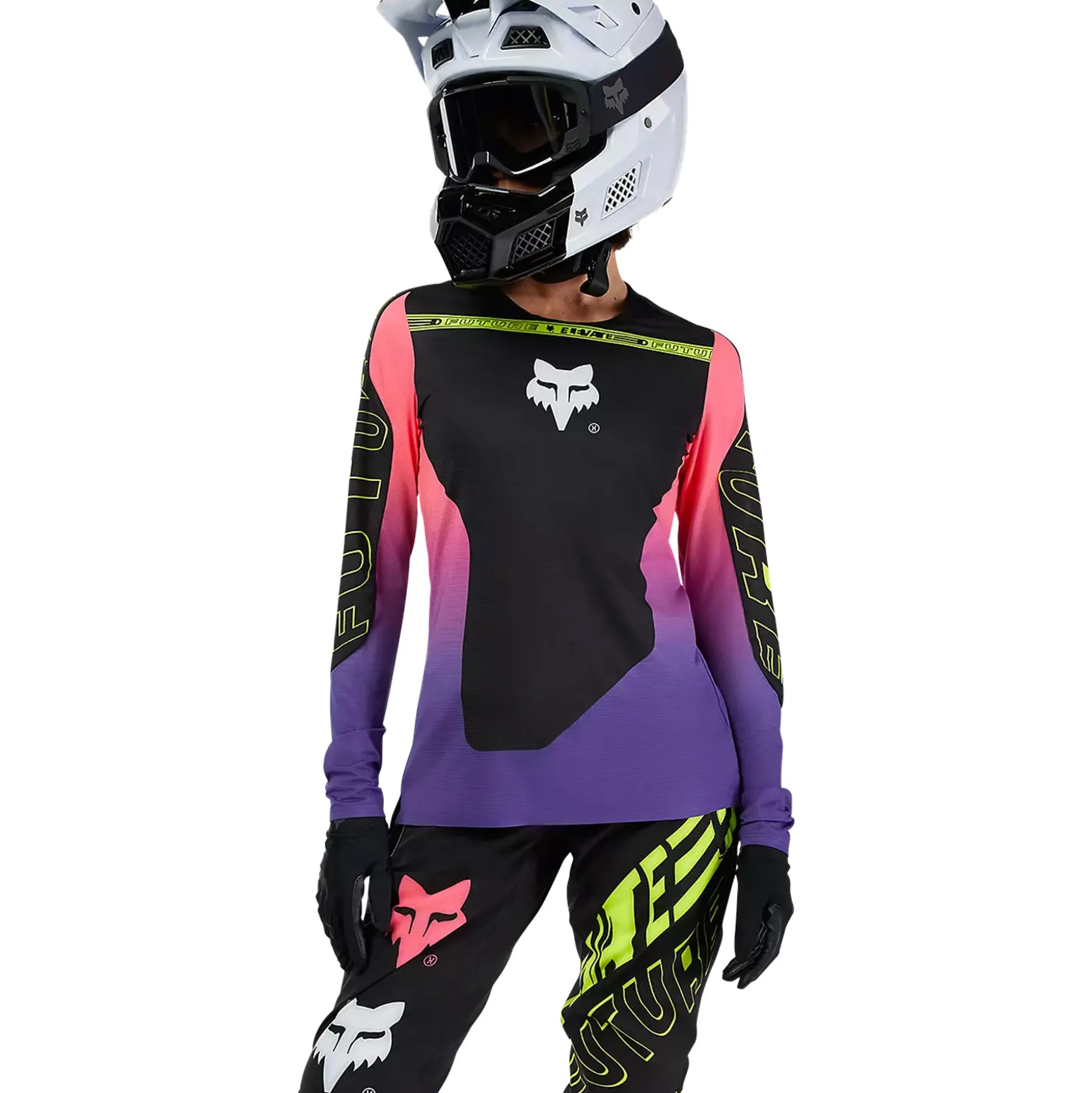 Maglia maniche lunghe donna Fox Flexair Elevated - Nero