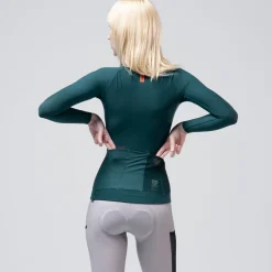 Maglia maniche lunghe donna Gobik Pacer Solid 2.0 Sunken - Verde