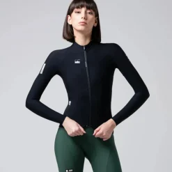 Maglia maniche lunghe donna Gobik Pacer Solid 2.0 Jasper - Nero