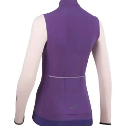 Maglia maniche lunghe donna Nalini New Wrap LS - Viola