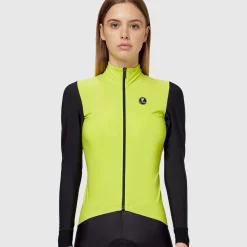 Maglia maniche lunghe donna Pissei Monviso - Lime nero
