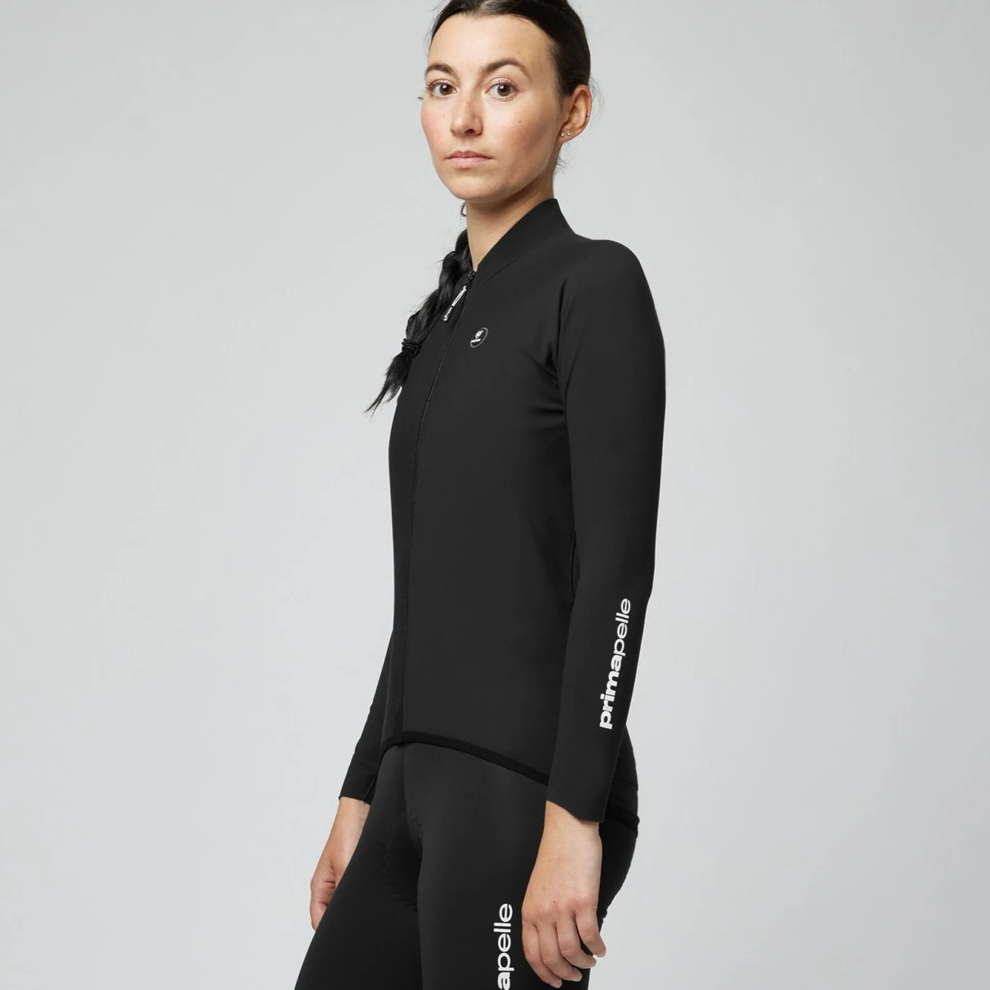 Maglia maniche lunghe donna Pissei Primapelle - Nero