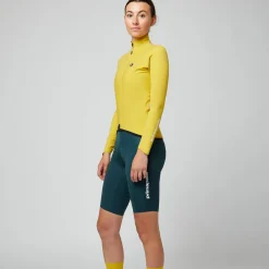 Maglia maniche lunghe donna Pissei Primapelle - Giallo