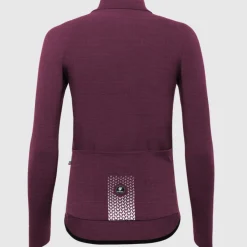 Maglia maniche lunghe donna Pissei Primapelle - Bordeaux melange
