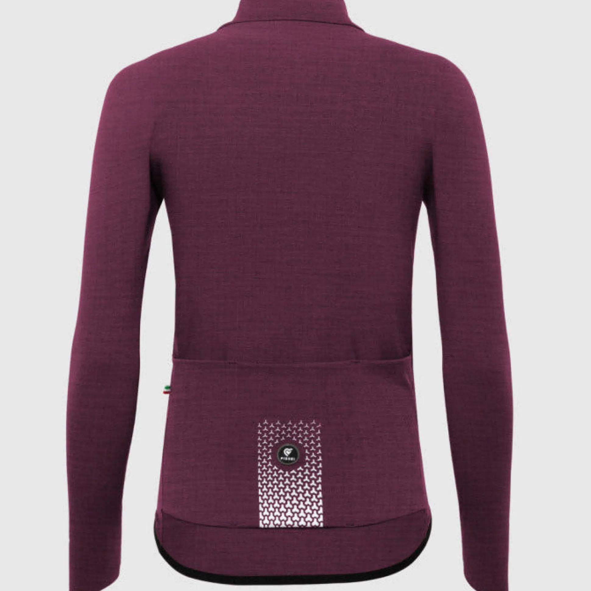 Maglia maniche lunghe donna Pissei Primapelle - Bordeaux melange