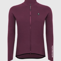 Maglia maniche lunghe donna Pissei Primapelle - Bordeaux melange