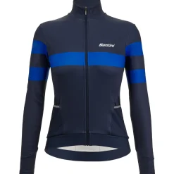 Maglia maniche lunghe donna Santini Coral Bengal - Blu
