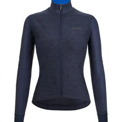 Maglia maniche lunghe donna Santini Colore Puro - Blu