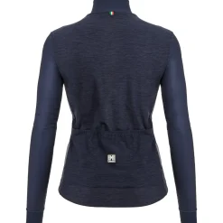 Maglia maniche lunghe donna Santini Colore Puro - Blu