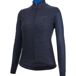 Maglia maniche lunghe donna Santini Colore Puro - Blu