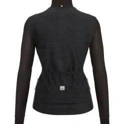 Maglia maniche lunghe donna Santini Colore Puro - Nero
