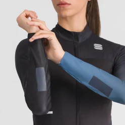 Maglia maniche lunghe donna Sportful Bodyfit Pro - Nero azzurro