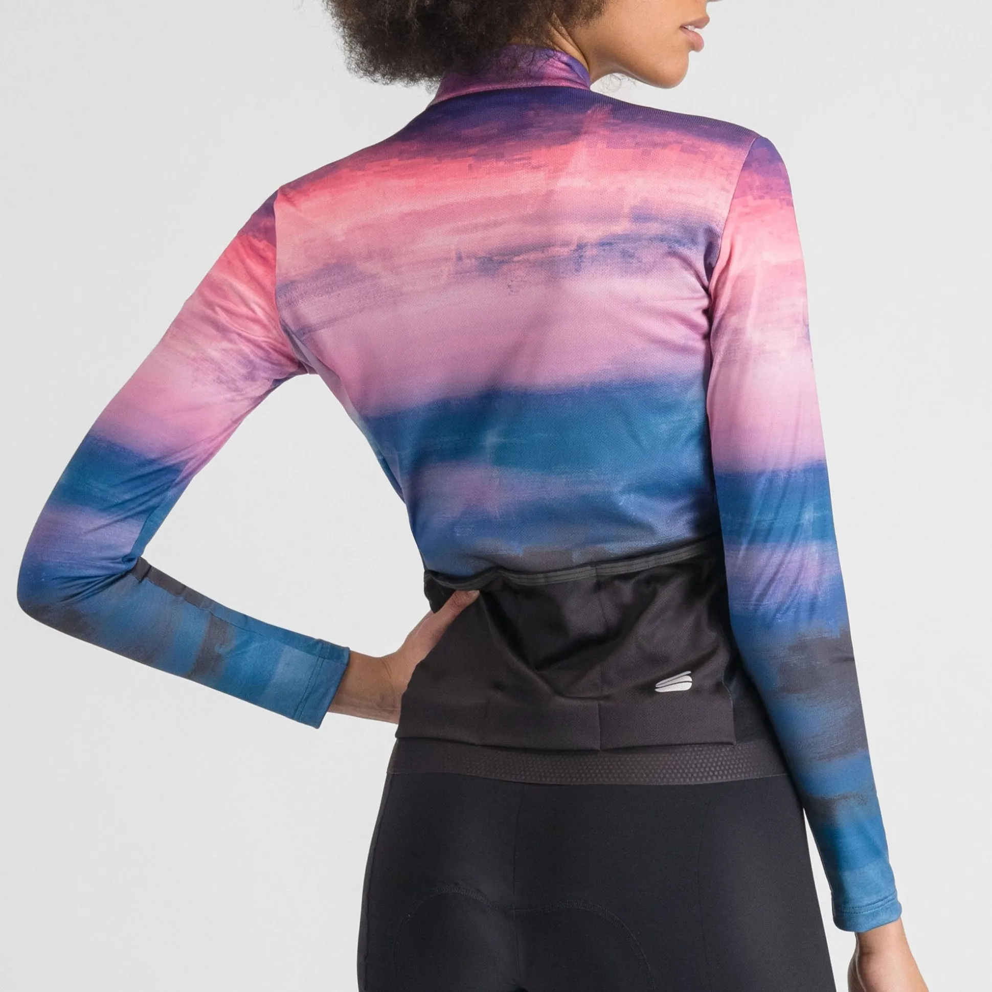 Maglia maniche lunghe donna Sportful Flow Supergiara - Blu rosa