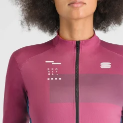 Maglia maniche lunghe donna Sportful Breakout Supergiara - Viola