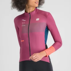 Maglia maniche lunghe donna Sportful Breakout Supergiara - Viola