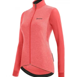 Maglia maniche lunghe donna Santini Colore Puro - Rosa