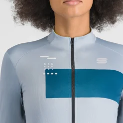 Maglia maniche lunghe donna Sportful Breakout Supergiara - Azzurro