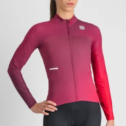Maglia maniche lunghe donna Sportful Bodyfit Pro - Rosa