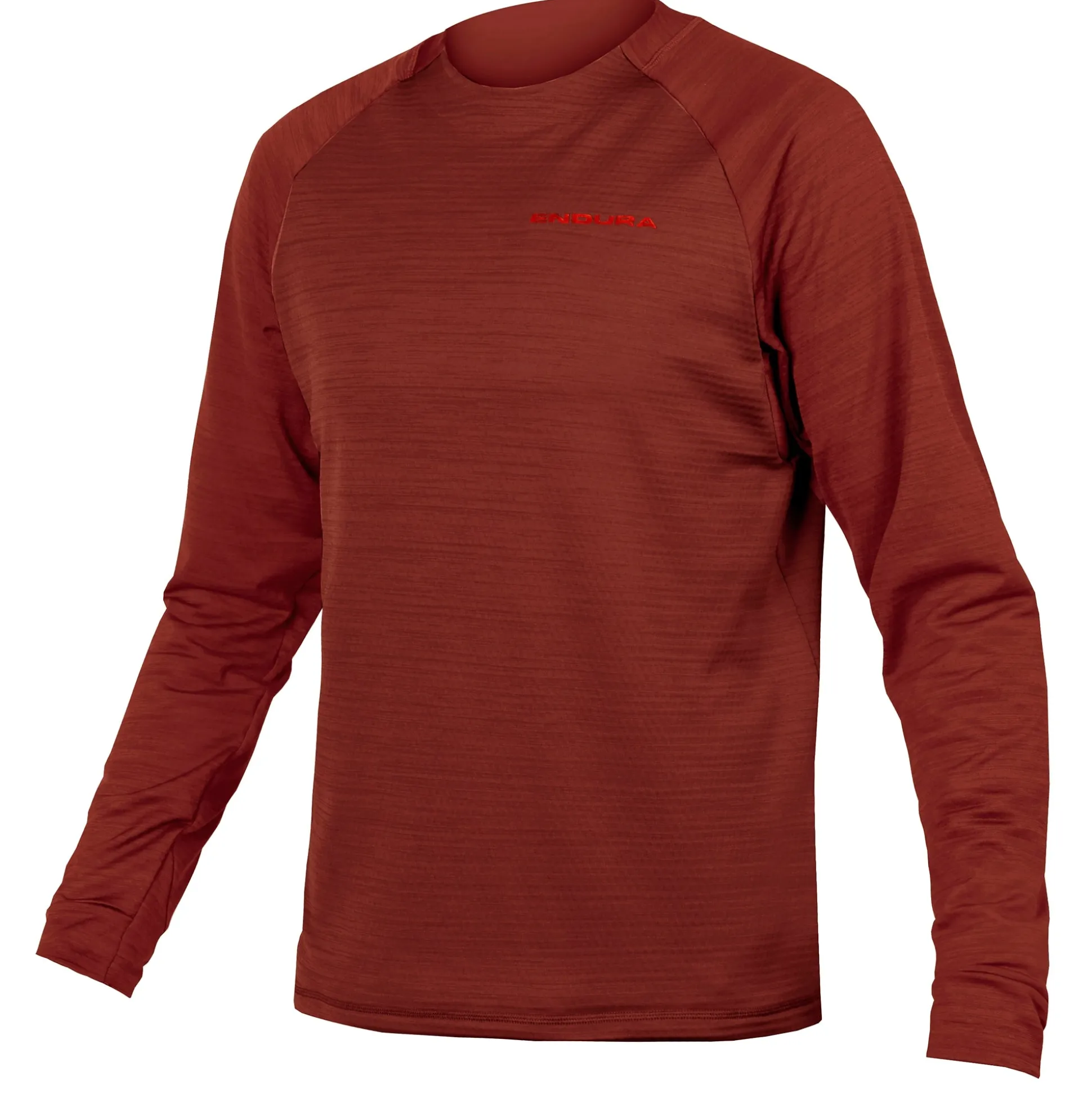 Maglia maniche lunghe Endura Singletrack Fleece - Bordeaux