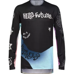 Maglia maniche lunghe Fox Flexair Hello Future - Nero