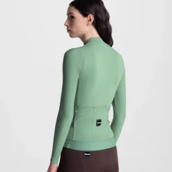 Maglia maniche lunghe Santini Ready To Ride - Verde