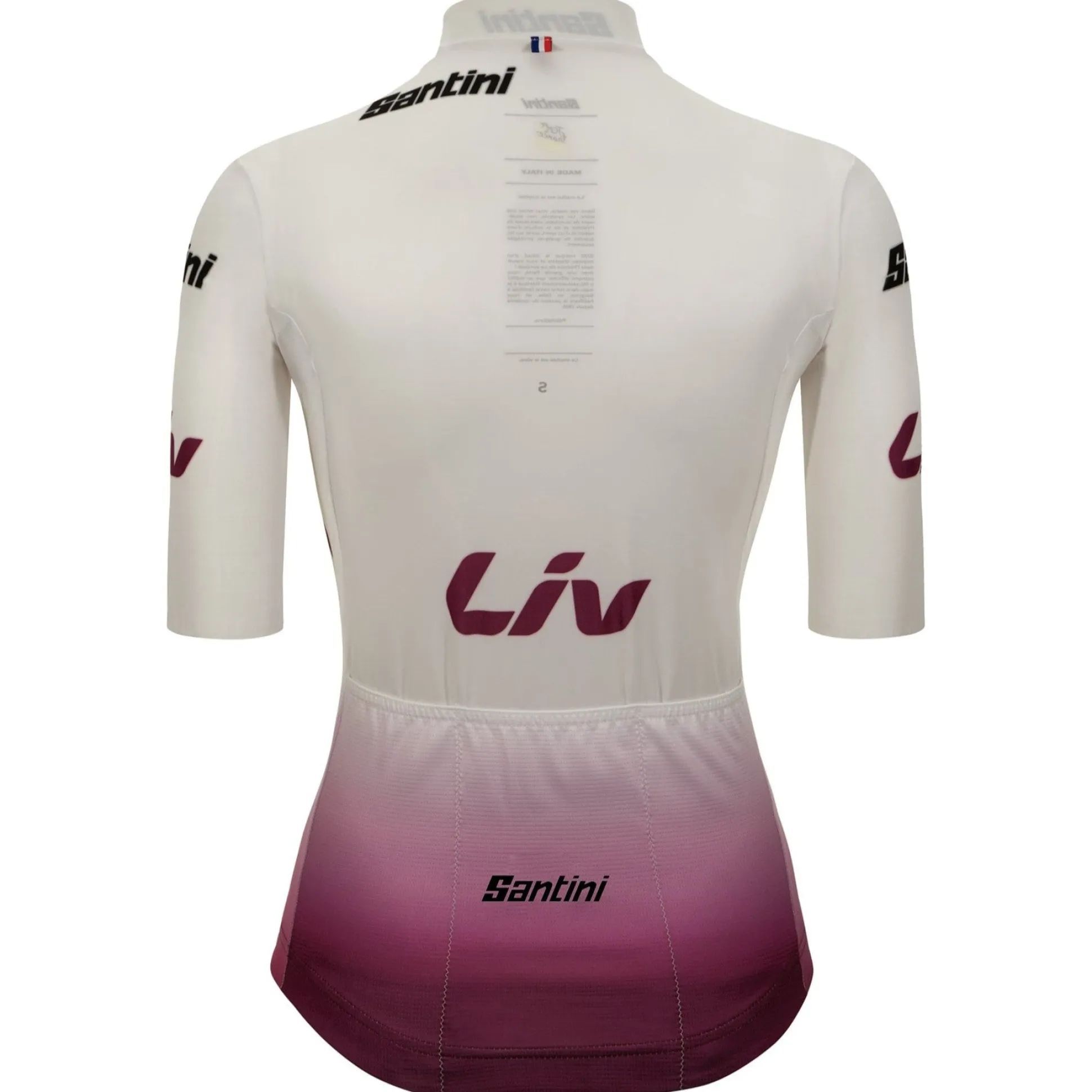 Maglia Santini Bianca donna Tour de France 2026 Fan Line