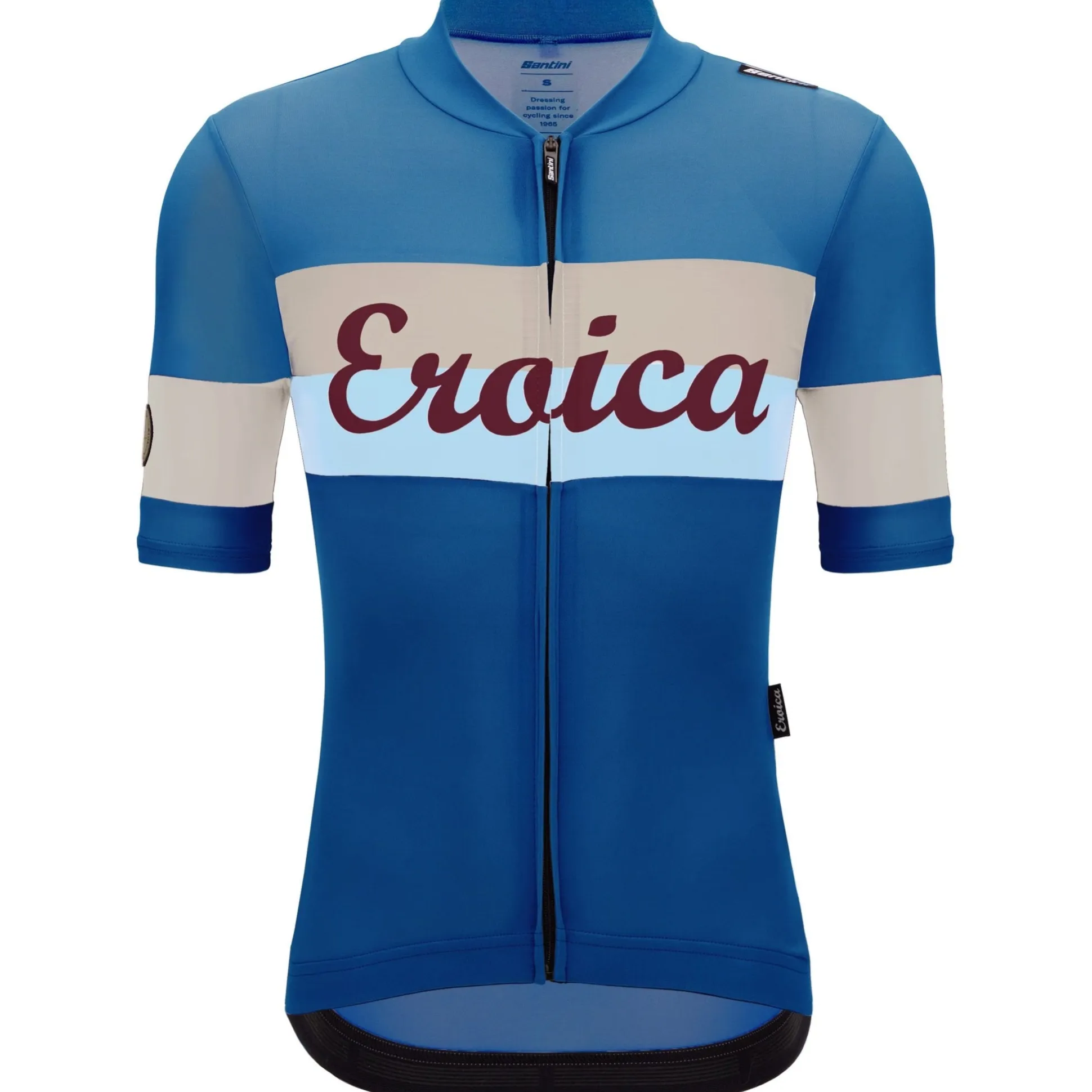 Maglia Santini Eroica Quiete - Blu