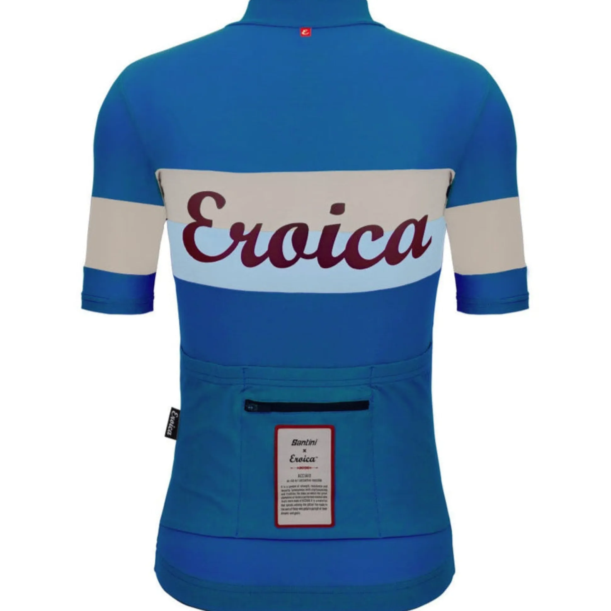 Maglia Santini Eroica Quiete - Blu