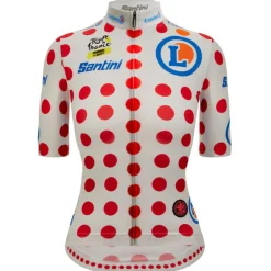 Maglia Santini Pois donna Tour de France 2026 Fan Line