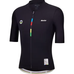 Maglia Santini UCI Campione del Mondo - Nero