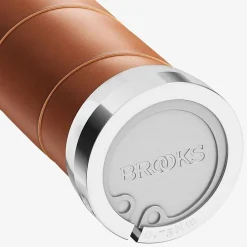 Manopole Brooks Slender Leather 130mm - Marrone chiaro