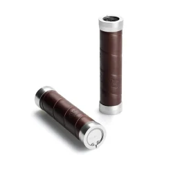 Manopole Brooks Slender Leather 130mm - Marrone
