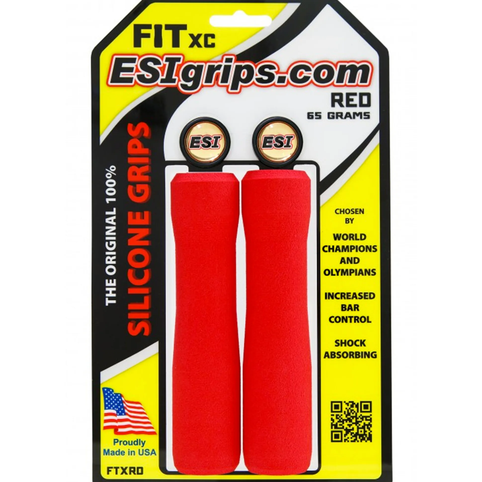 Manopole Esigrips Fit XC - Rosso