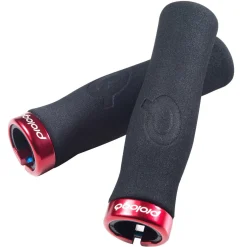 Manopole Prologo Feather Lock - Nero rosso