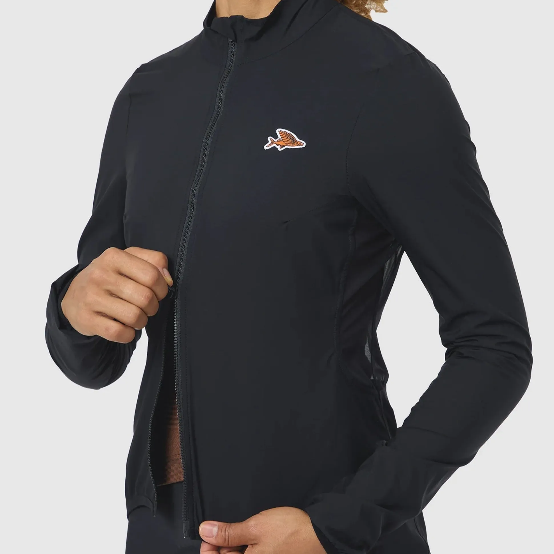 Mantellina donna Cafe du Cycliste Edith - Nero