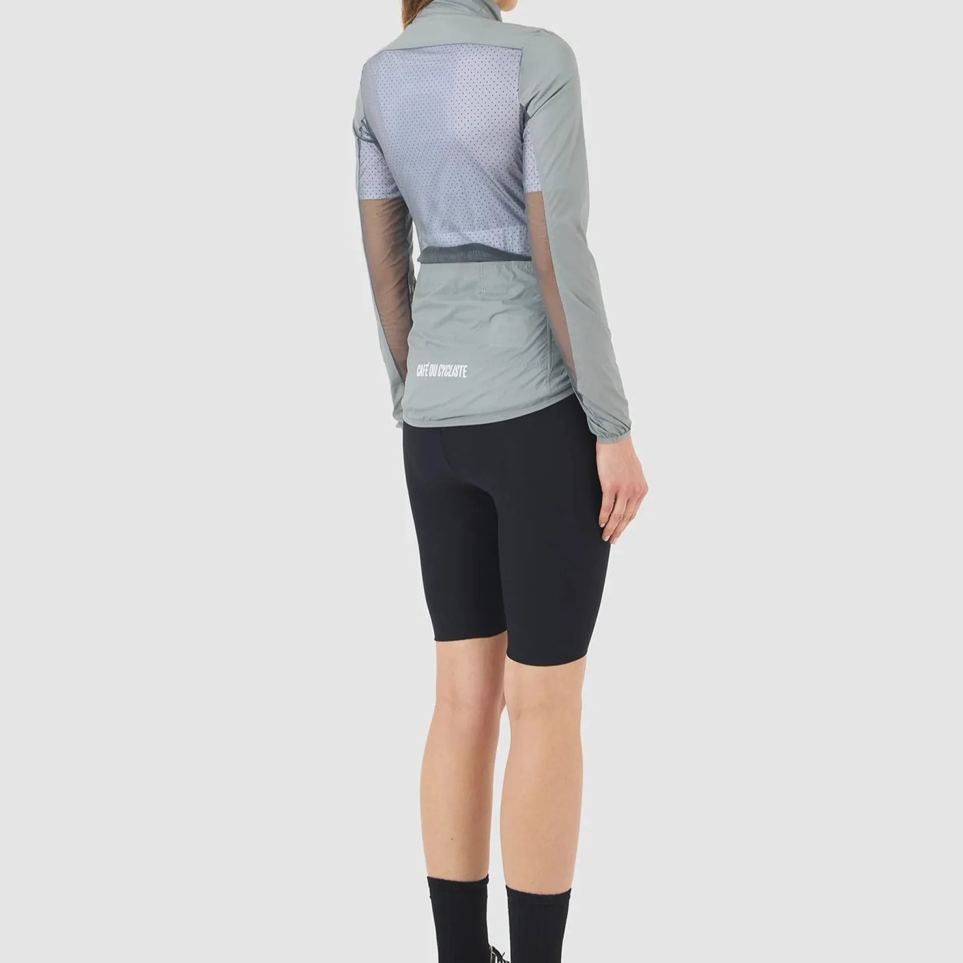 Mantellina donna Cafe du Cycliste Edith - Grigio
