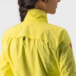 Mantellina donna Castelli Emergency 2 Rain - Giallo
