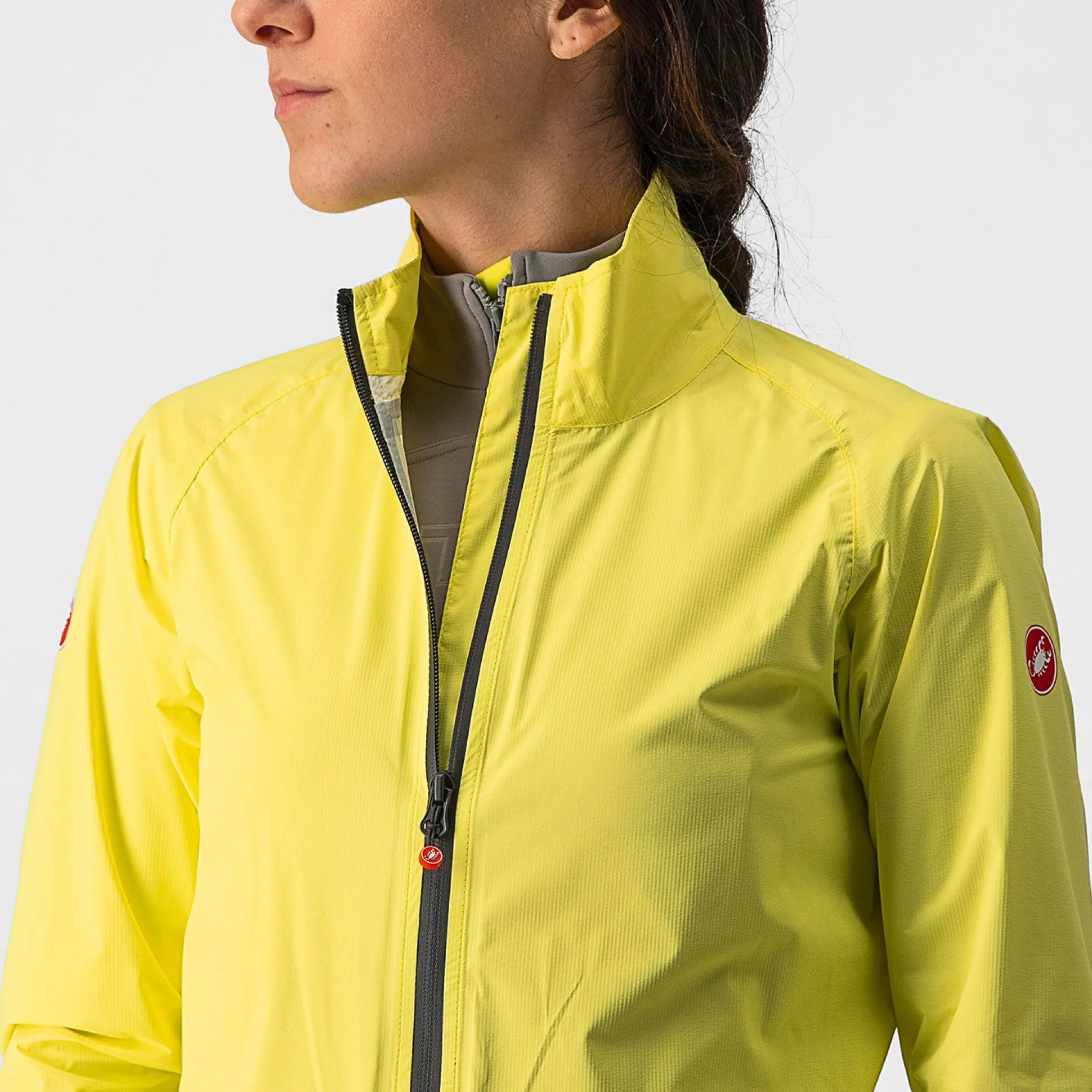 Mantellina donna Castelli Emergency 2 Rain - Giallo
