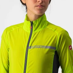 Mantellina donna Castelli Squadra Stretch - Verde